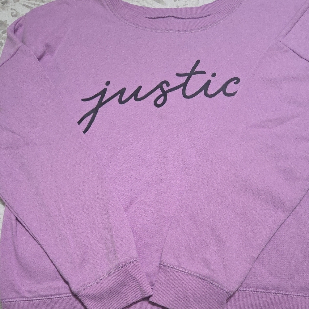 Justice Women's Purple Sweater